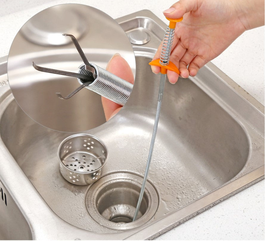 Kitchen Drain Unclogging Tool